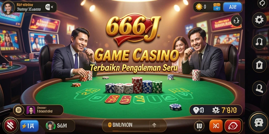 Gameplay seru di aplikasi live casino 666J dengan dealer profesional.