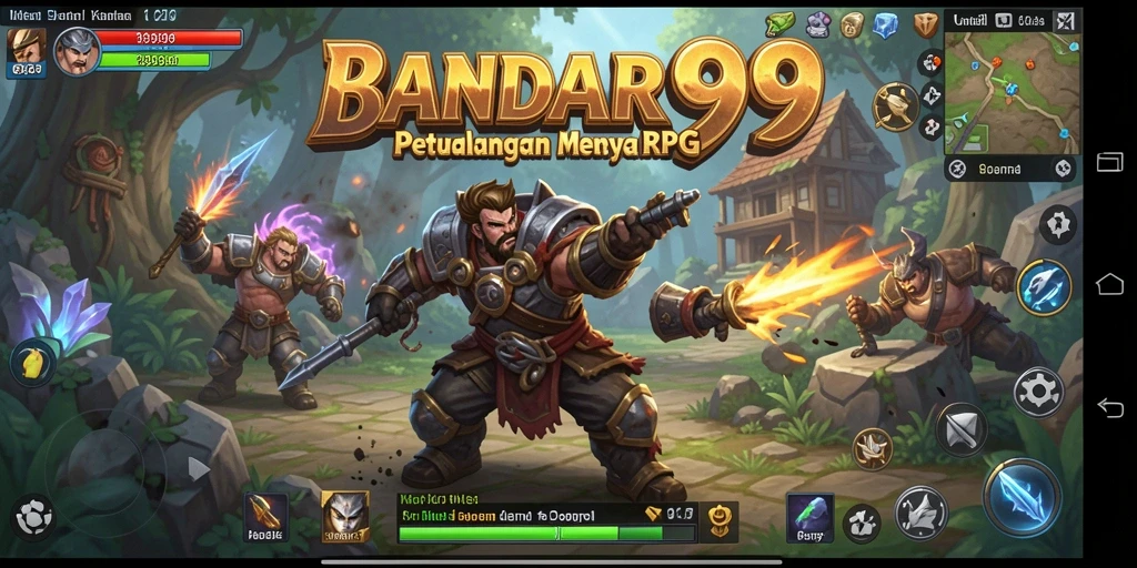 Screenshot utama BANDAR99 menampilkan aksi dinamis di dunia RPG yang menakjubkan.