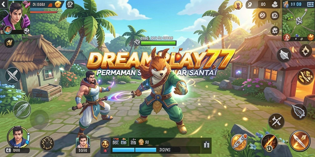 Tangkap layar menarik dari gameplay seru DREAMPLAY77.
