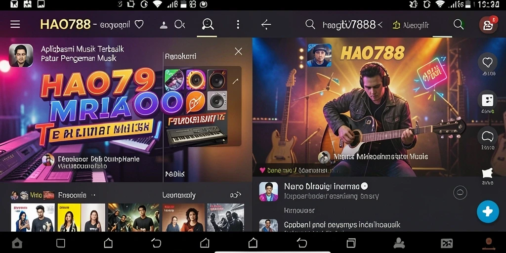 Tampilan gameplay HAO788 dengan fitur karaoke yang menyenangkan.