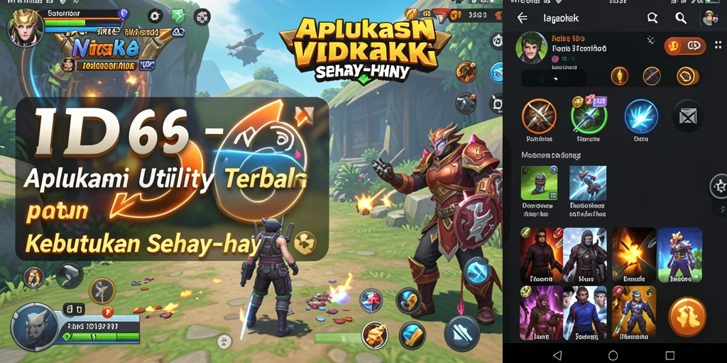 Tampilan antarmuka aplikasi Utility ID66 yang modern dan fungsional.