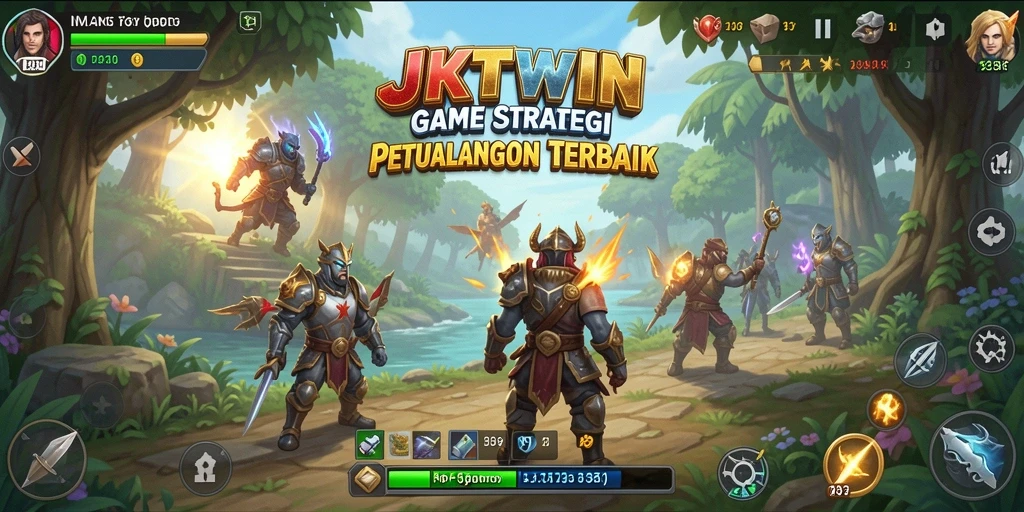 Screenshot gameplay JKTWIN yang menunjukkan strategi dan aksi seru.
