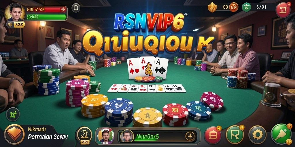 Gameplay QiuQiu yang menarik dan menghibur di RSNVIP6.