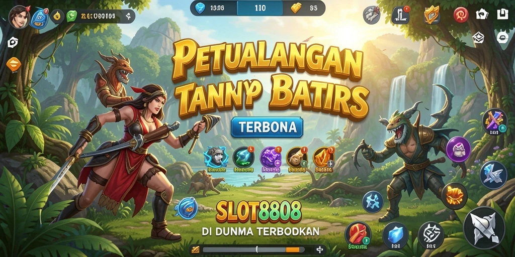 Gameplay SLOT8808 yang menampilkan dunia terbuka yang luas dan indah.